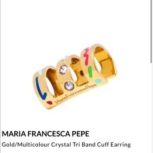 MARIA FRANCESCA PEPE
Crystal Tri Band Cuff Earcuff